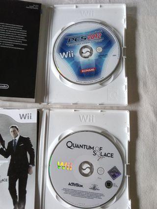 2 Juegos Wii: PES 2012 y 007 Quantum of Solace