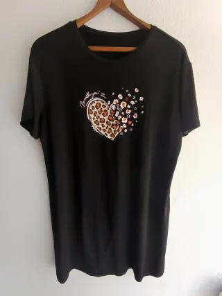 Camisola XL Corazón Animal Print