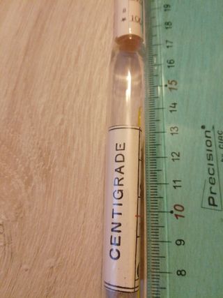 Termometro e tubi 32 cm