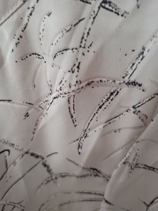 Camisa holgada mujer beige