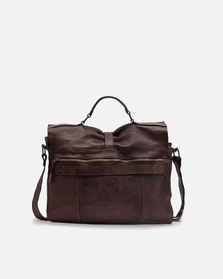 NUEVO Bolso de Cuero Genuino para Hombre
