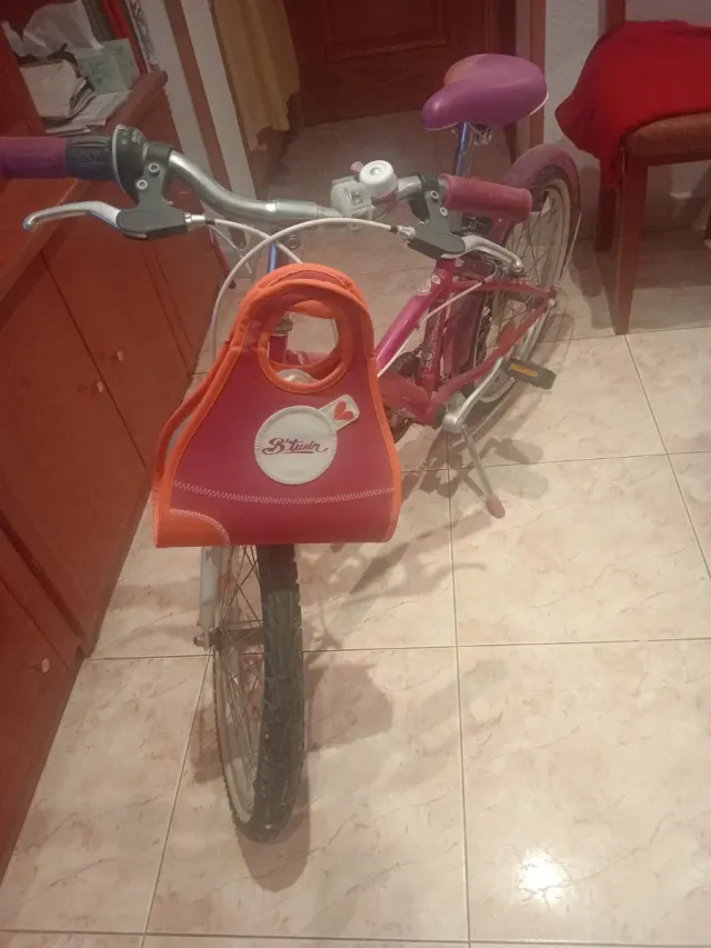 Bicicleta niña rosa