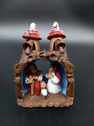 Presepe artigianale terracotta