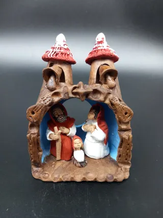 Presepe artigianale terracotta