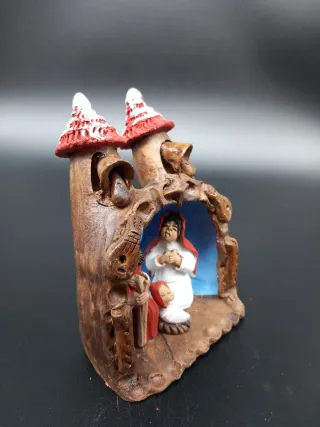 Presepe artigianale terracotta