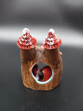 Presepe artigianale terracotta