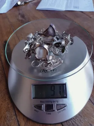 Lote de Joyería de Plata