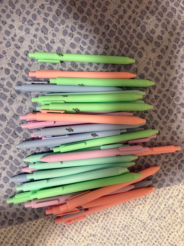 Boligrafo Pastel Notas Musicales