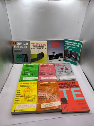 Libros técnicos transistores ,Telefonía, video 