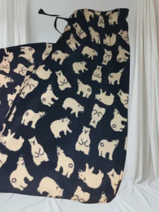 Pijama polar mujer oso