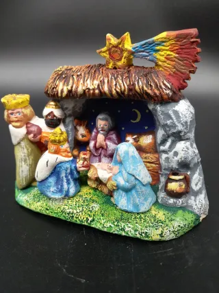 Presepe artigianale fatto a mano
