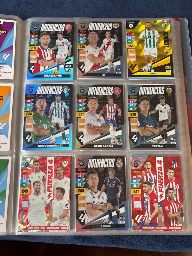 Lote cromos Adrenalyn XL 2023-24