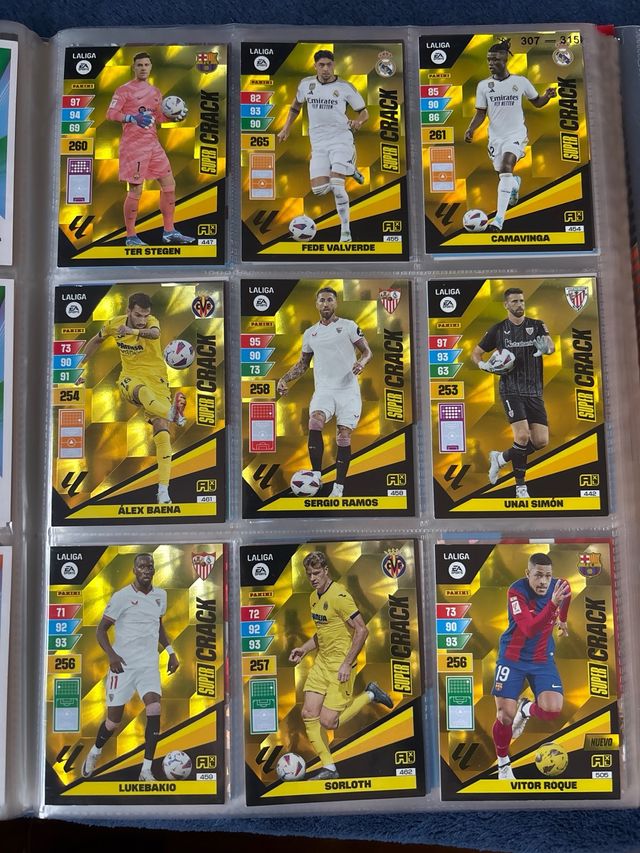 Lote cromos Adrenalyn XL 2023-24