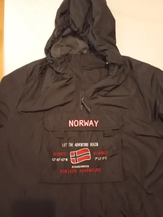 Chaqueta Anorak Norway Negra Talla M