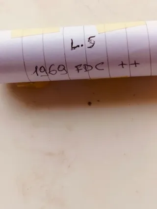 Rotolino Lire 5 FDC 1969
