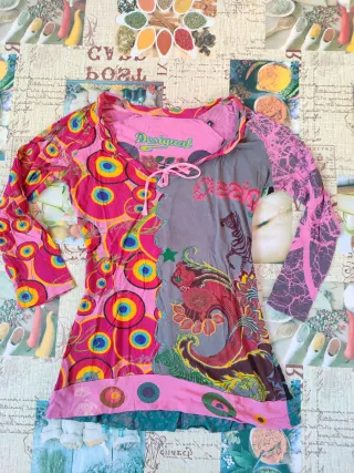 Camiseta Desigual Multicolor Mujer