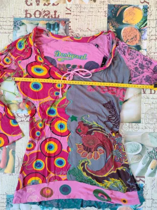 Camiseta Desigual Multicolor Mujer