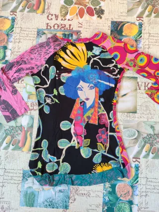 Camiseta Desigual Multicolor Mujer