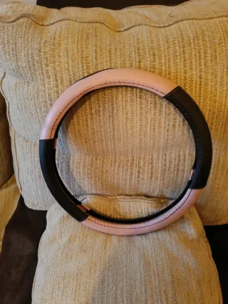 Funda Protectora Volante Rosa y Negro