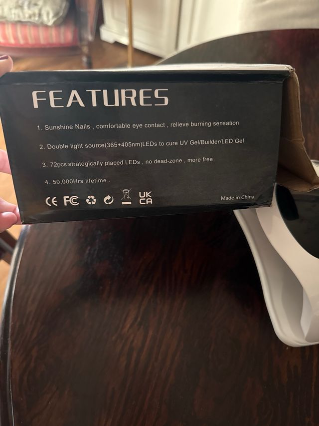 Lámpara Uñas LED SUN Blanca profesional