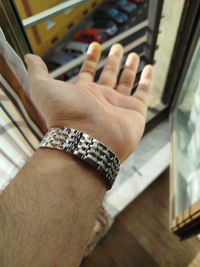 Reloj tipo Speedmaster acero inoxidable 316