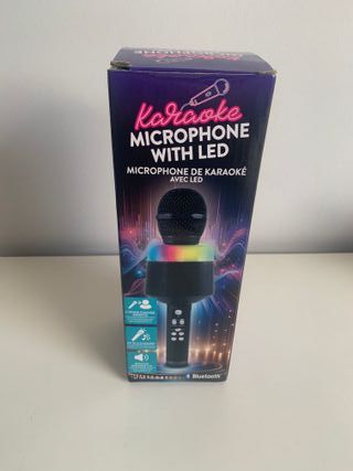 Micrófono Karaoke con Luces LED Bluetooth