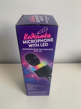 Micrófono Karaoke con Luces LED Bluetooth