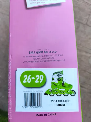 Patines niño en línea convertibles Talla 26-29 
