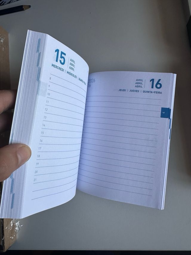 Agenda 2025-2026 Miércoles