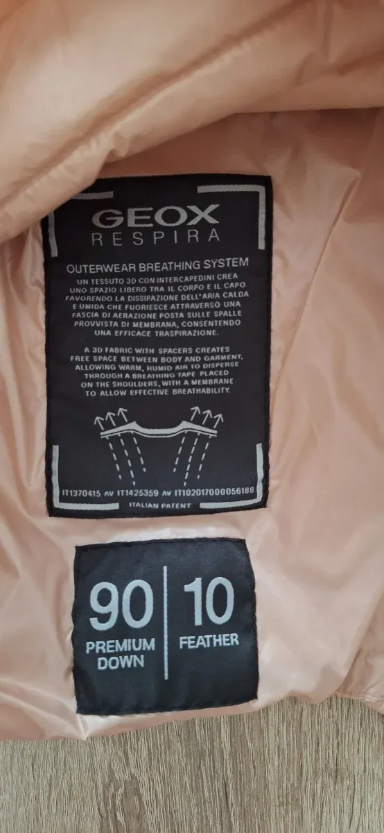 Chaleco Geox Rosa Nuevo con Etiqueta