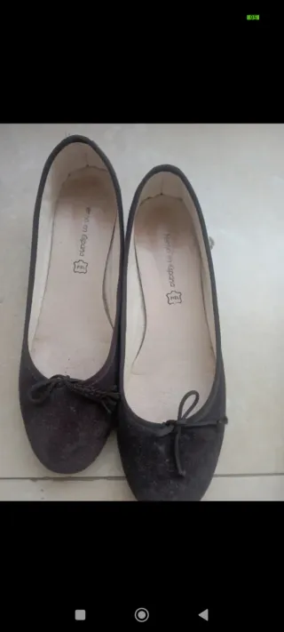 2 pares bailarinas manoletinas T40