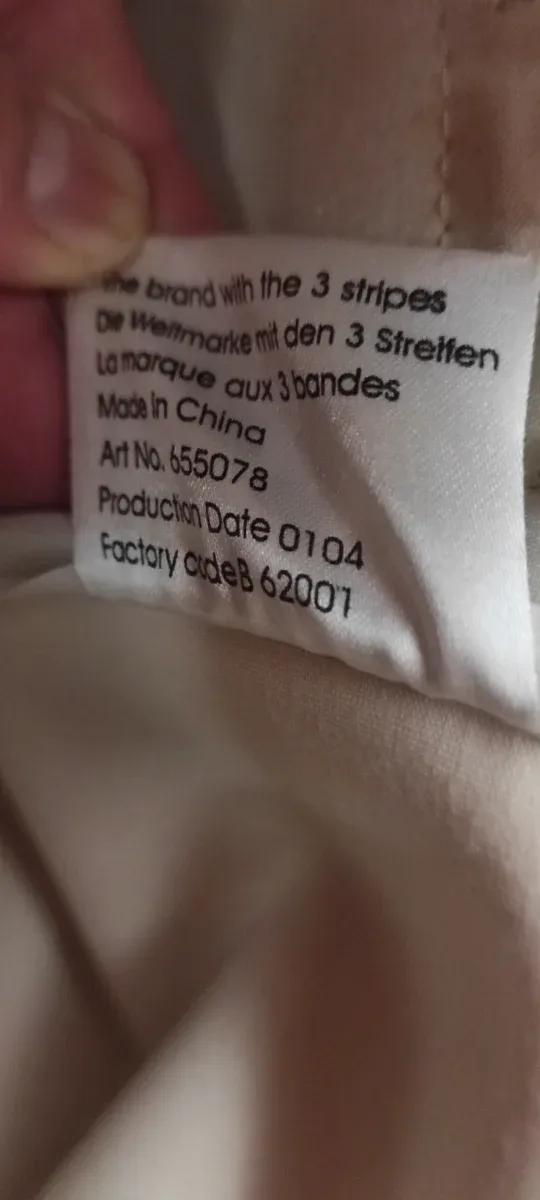 Borsa tracolla Adidas vintage anni 80 beige