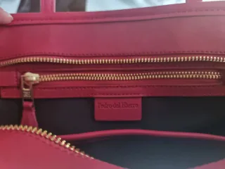 Bolso Pedro del Hierro Marrón y Rojo
