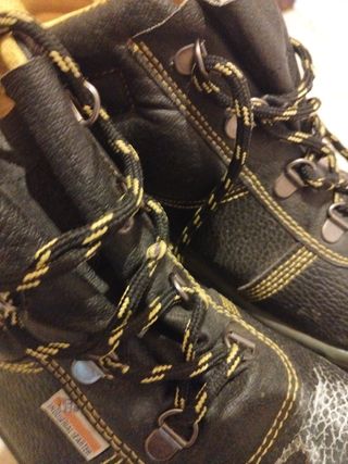 Botas de seguridad punta de hierro