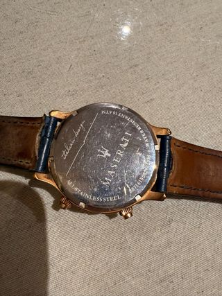 Reloj Maserati Azul y Dorado
