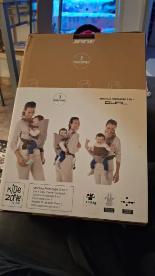 Mochila Portabebé Jane Dual 3 Posiciones