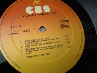 Vinilo Victor y Ana en Vivo