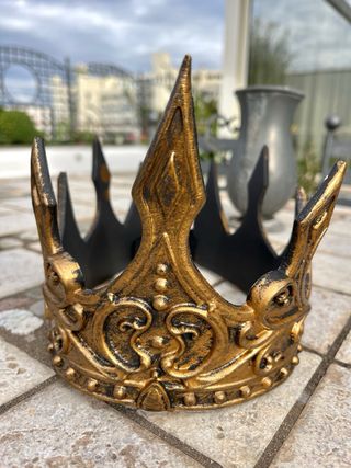Corona Reale Medievale – Oro - Cosplay, Larp - NEW