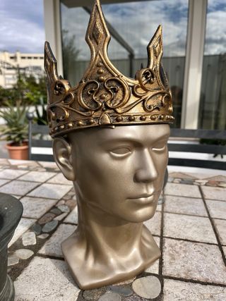 Corona Reale Medievale – Oro - Cosplay, Larp - NEW