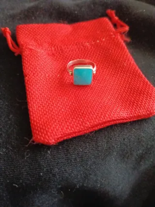 Anillo Plata y Turquesa