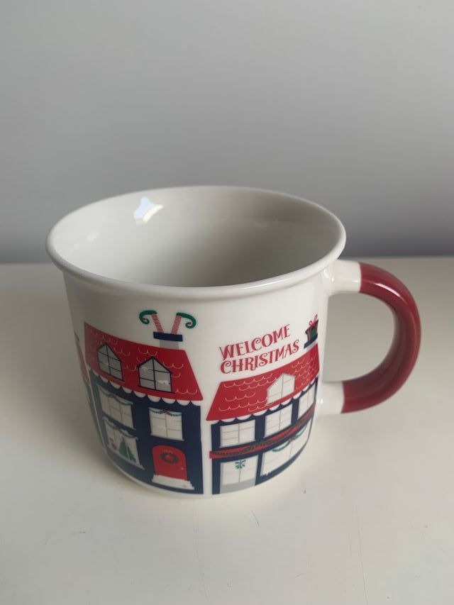 Taza cerámica navideña Welcome Christmas