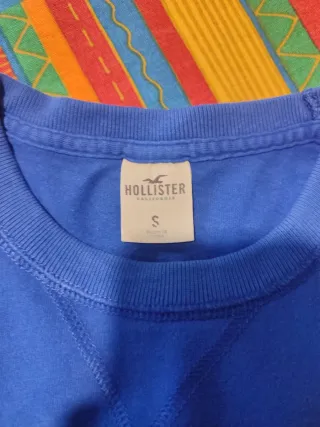 Camiseta Hollister Azul Talla S