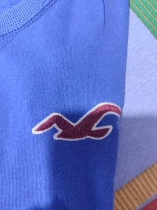 Camiseta Hollister Azul Talla S