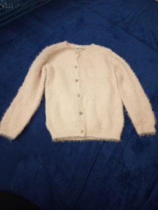 Maglioncino bambina rosa con bottoni