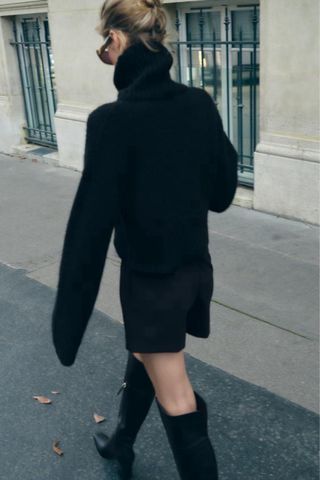 Jersey Zara Negro Talla S-L