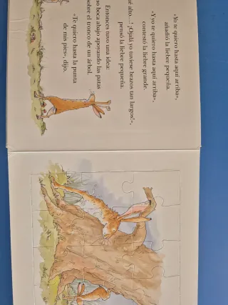 Libro puzzle con imagenes preciosas.