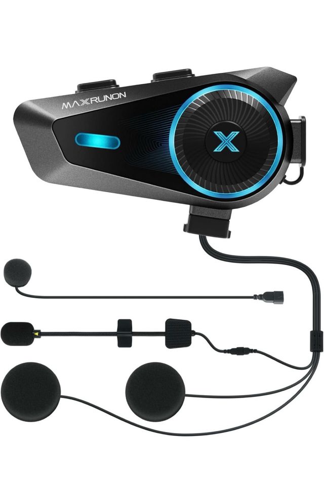 MAXRUNON Intercomunicador Casco Moto