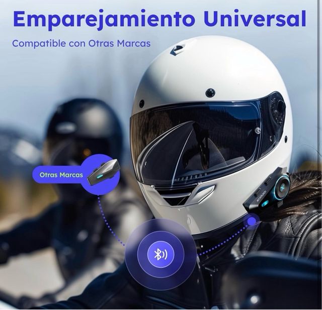 MAXRUNON Intercomunicador Casco Moto