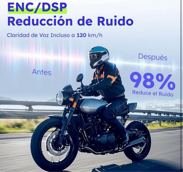 MAXRUNON Intercomunicador Casco Moto