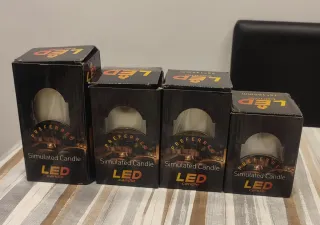 4 Velas LED Halloween
